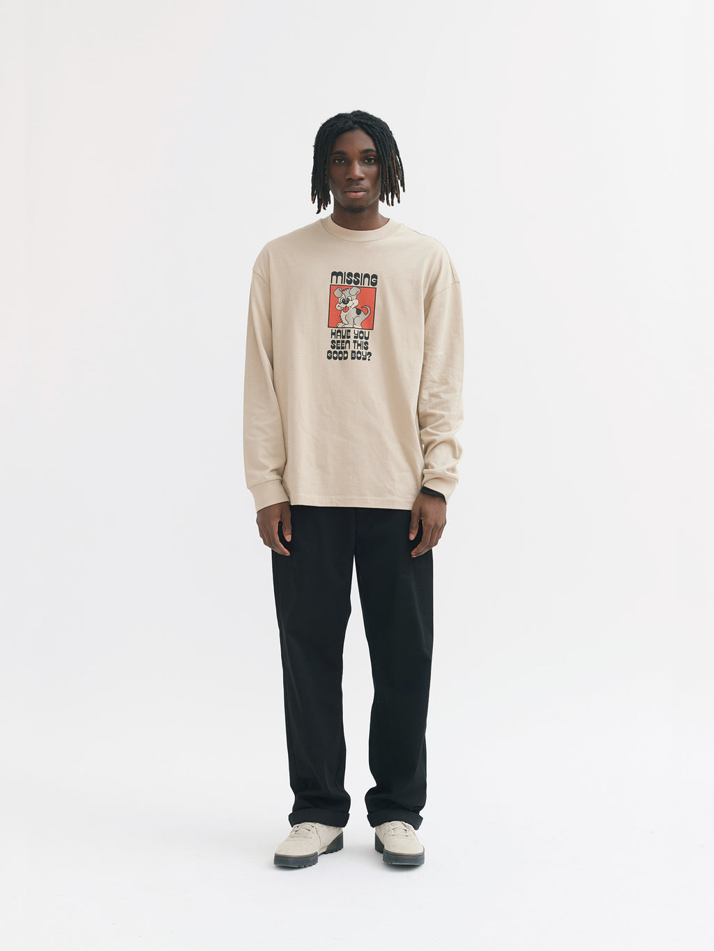 Lazy Oaf Good Boy Long Sleeve T-Shirt