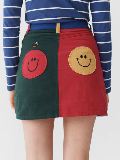 Lazy Oaf x Mr. Men Mr. Happy Mr. Wrong Skirt