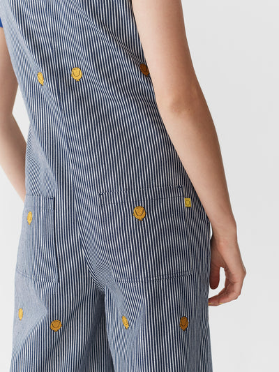 Lazy Oaf x Mr. Men Mr. Happy Stripy Jumpsuit