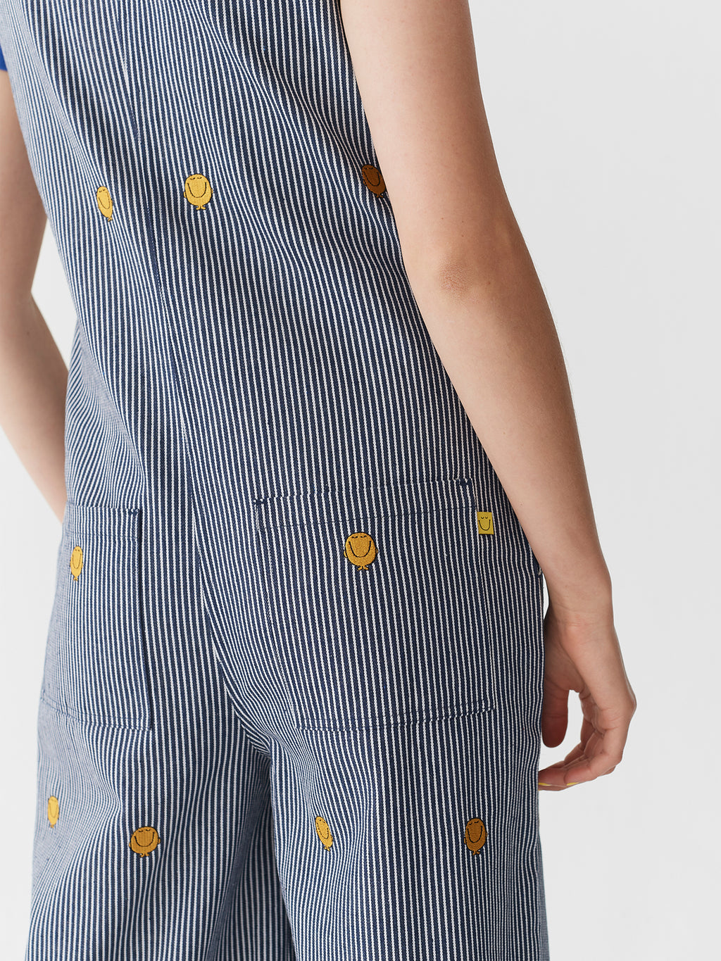 Lazy Oaf x Mr. Men Mr. Happy Stripy Jumpsuit