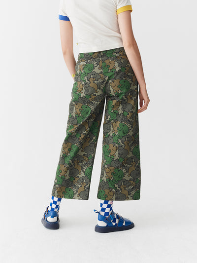 Lazy Oaf x Mr. Men Camo Work Pants