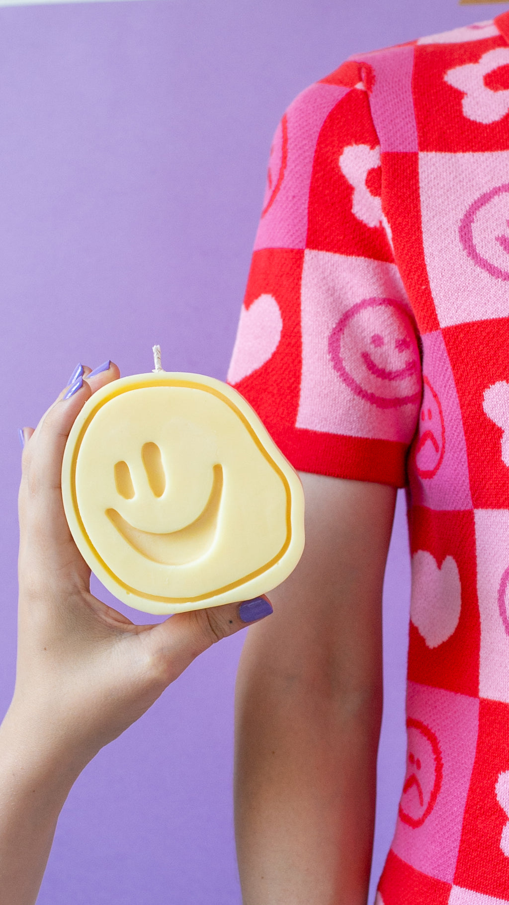 Lazy Oaf X Nata 3D Squish Face Candle