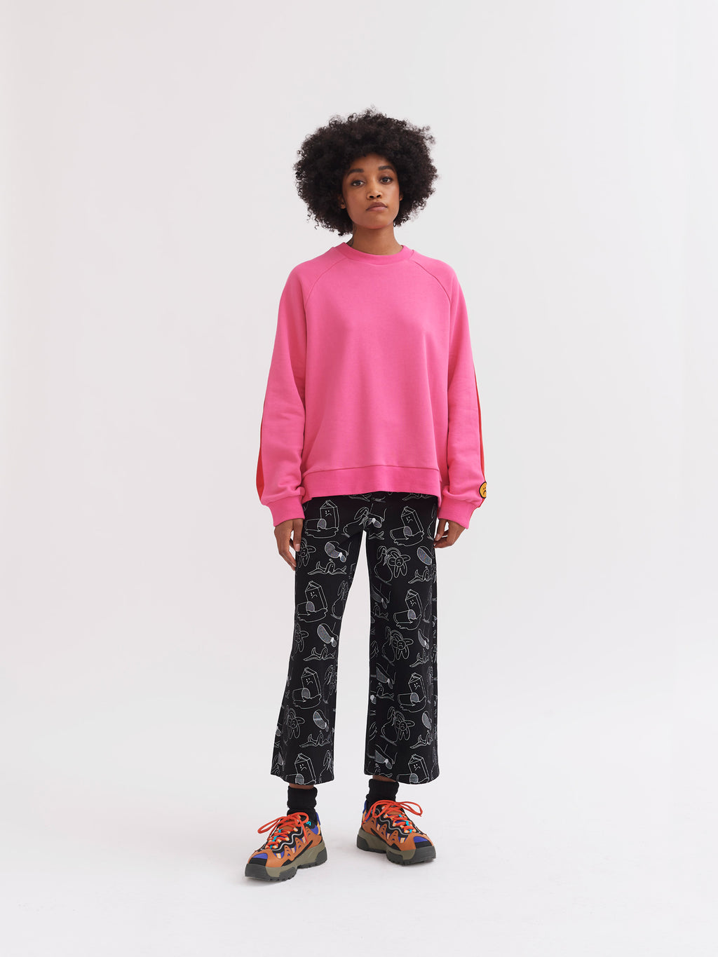 Lazy Oaf Oops Raglan Sweatshirt