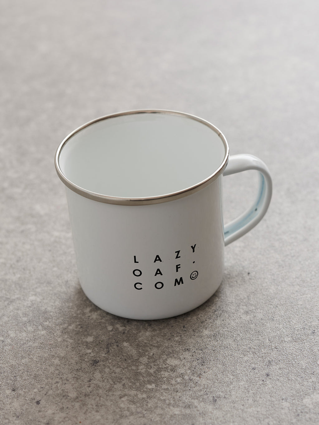 Lazy Oaf Happy Sad Camping Mug