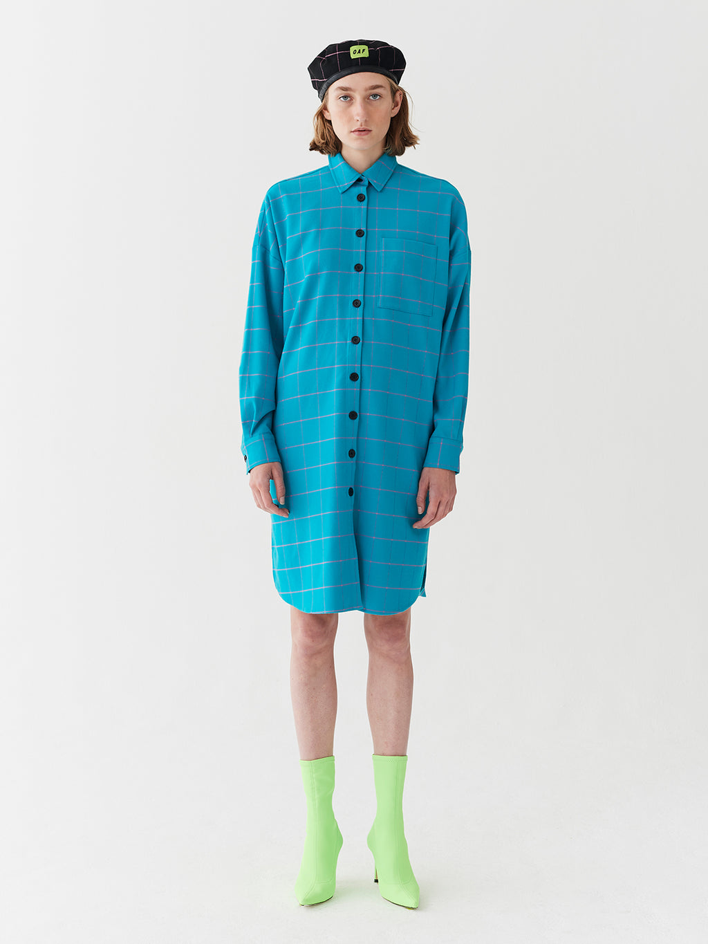 Lazy Oaf Off The Grid Shirt Dress