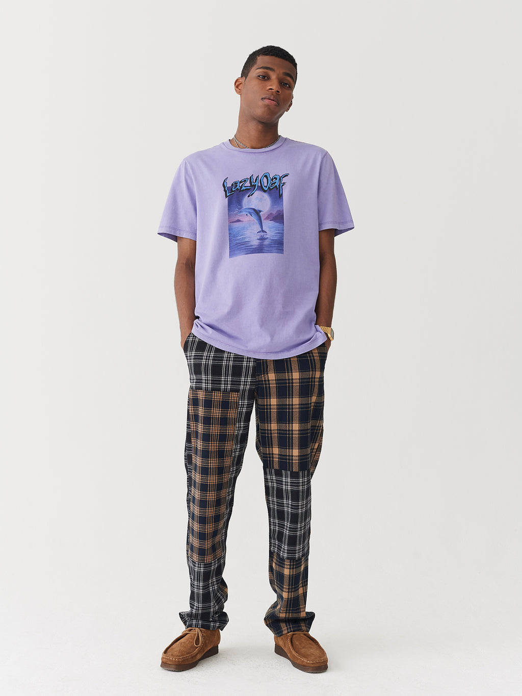 Lazy Oaf Over The Moon Dolphin T-Shirt