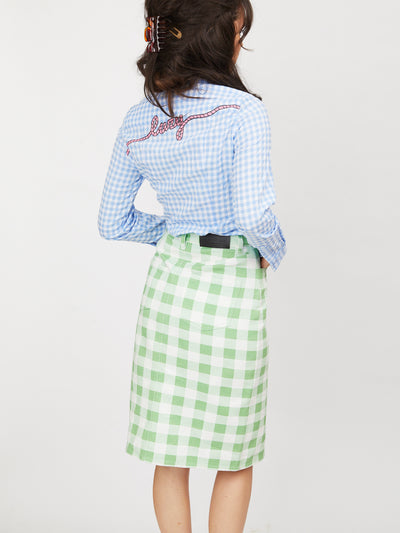 Lazy Oaf Picnic Pencil Skirt