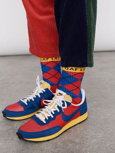 Lazy Oaf Primary Argyle Socks