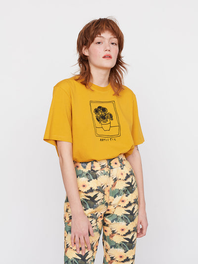 Lazy Oaf Artistic Flowers T-Shirt