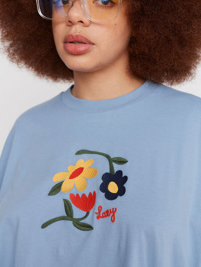 Lazy Oaf Once And Floral Big Square T-Shirt