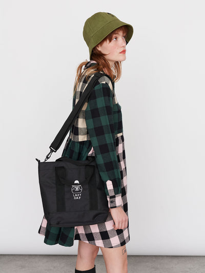 Lazy Oaf Mixed Check Shirt Dress