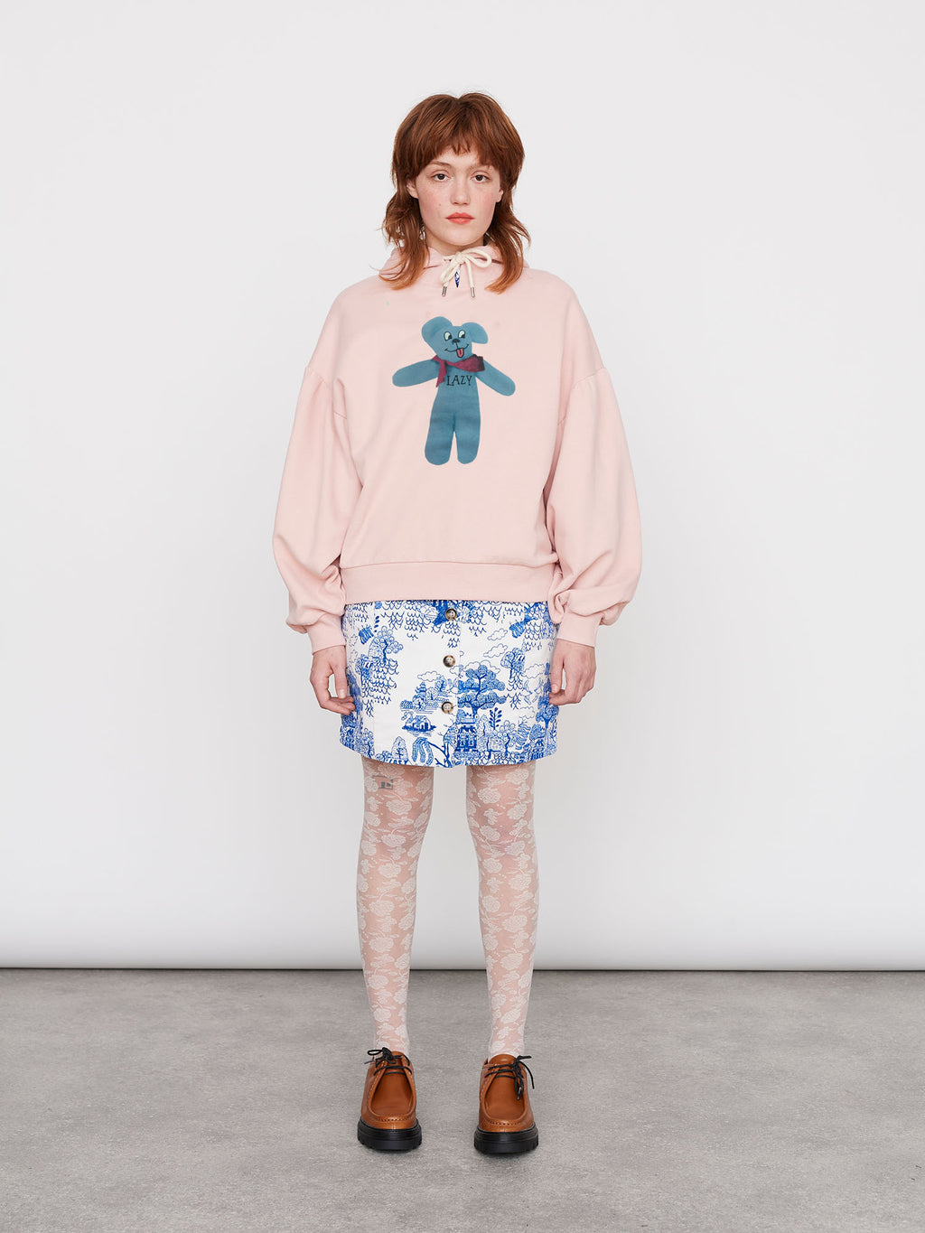 Lazy Oaf Bear Me In Mind Hoodie