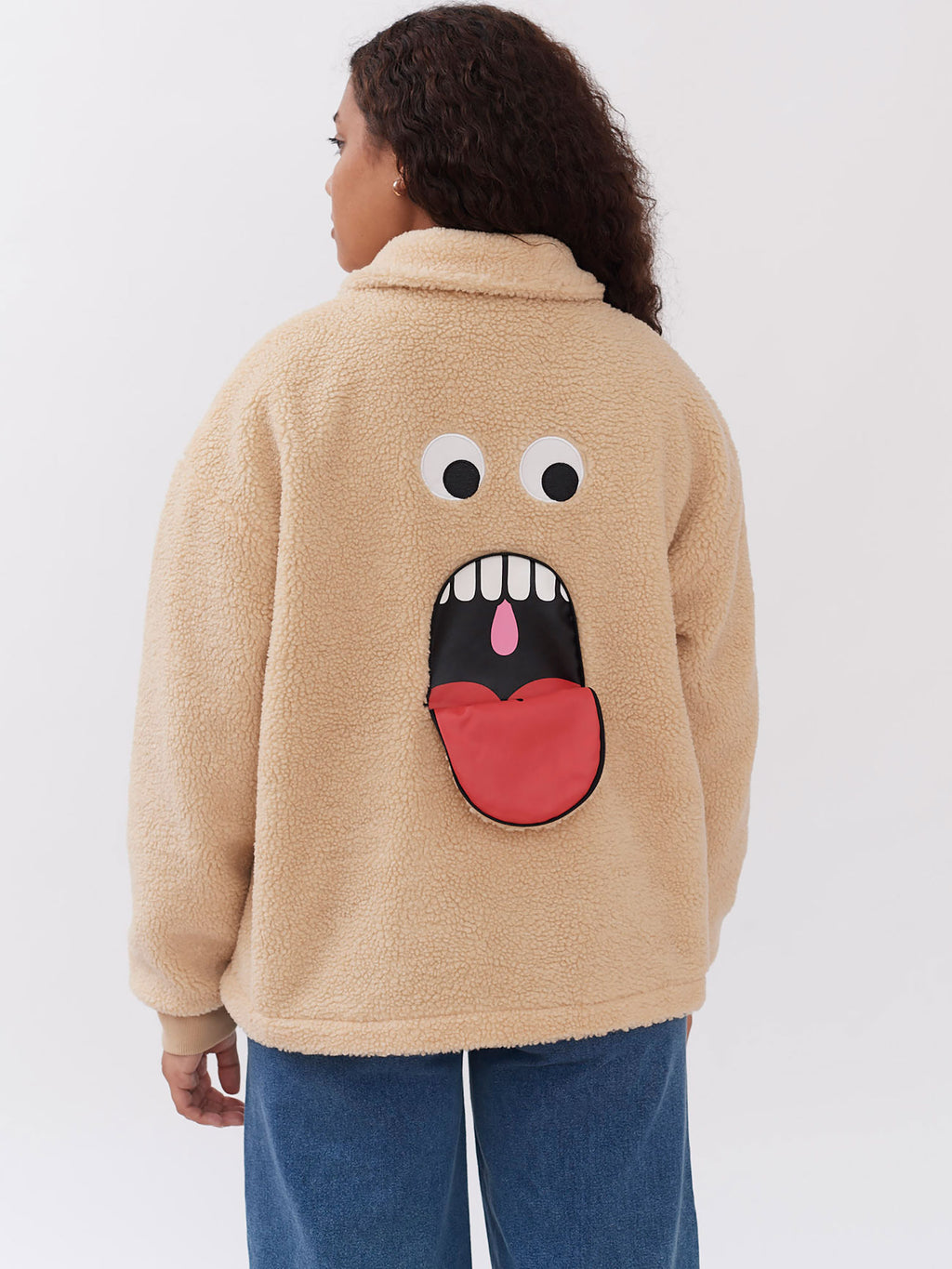 Lazy Oaf Shut Your Mouth Fleece Jacket