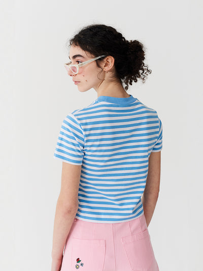 Lazy Oaf Stripy Blobfish T-Shirt