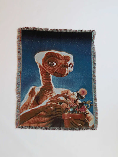 Lazy Oaf X E.T Throw Blanket