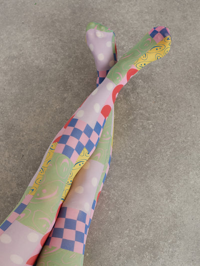 Lazy Oaf All the Prints Tights