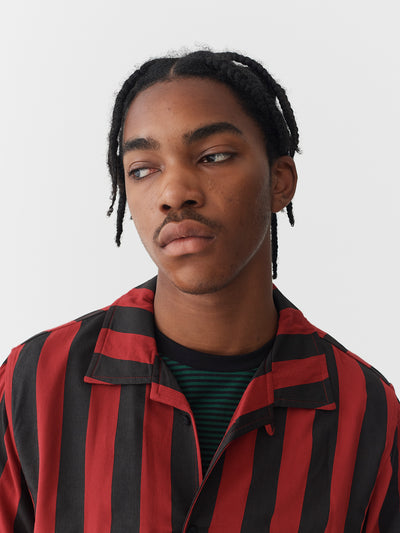 Lazy Oaf Vertical Stripe Bowling Shirt