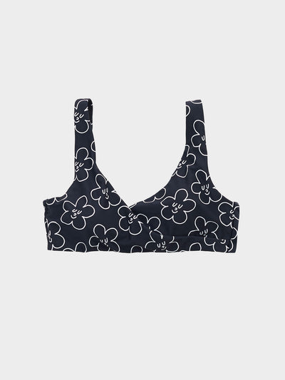 Lazy Oaf Wallflower Wrap Bikini Top