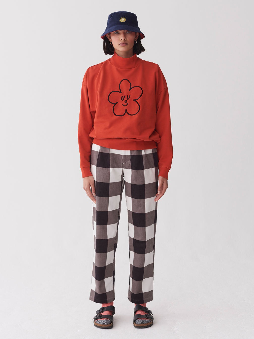 Lazy Oaf Wallflower High Neck Sweatshirt