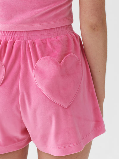 Lazy Oaf Waste Of Time Velour Lounge Shorts